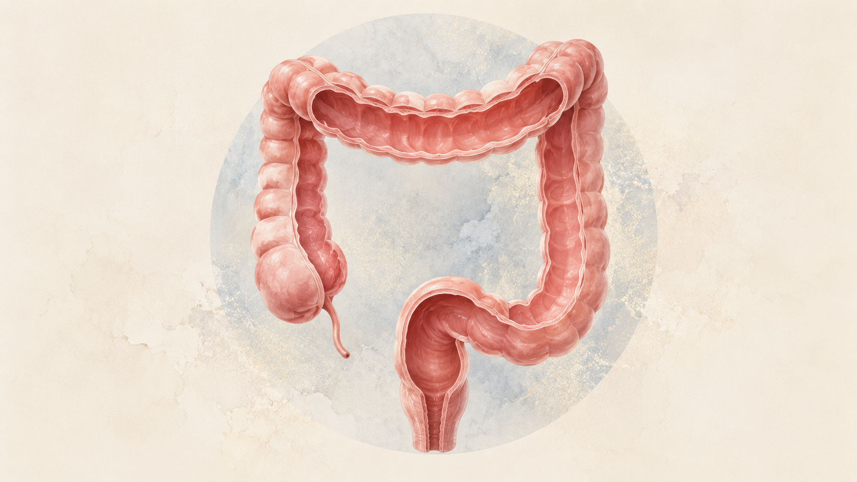 Medical illustration representing Colorectal Cancer