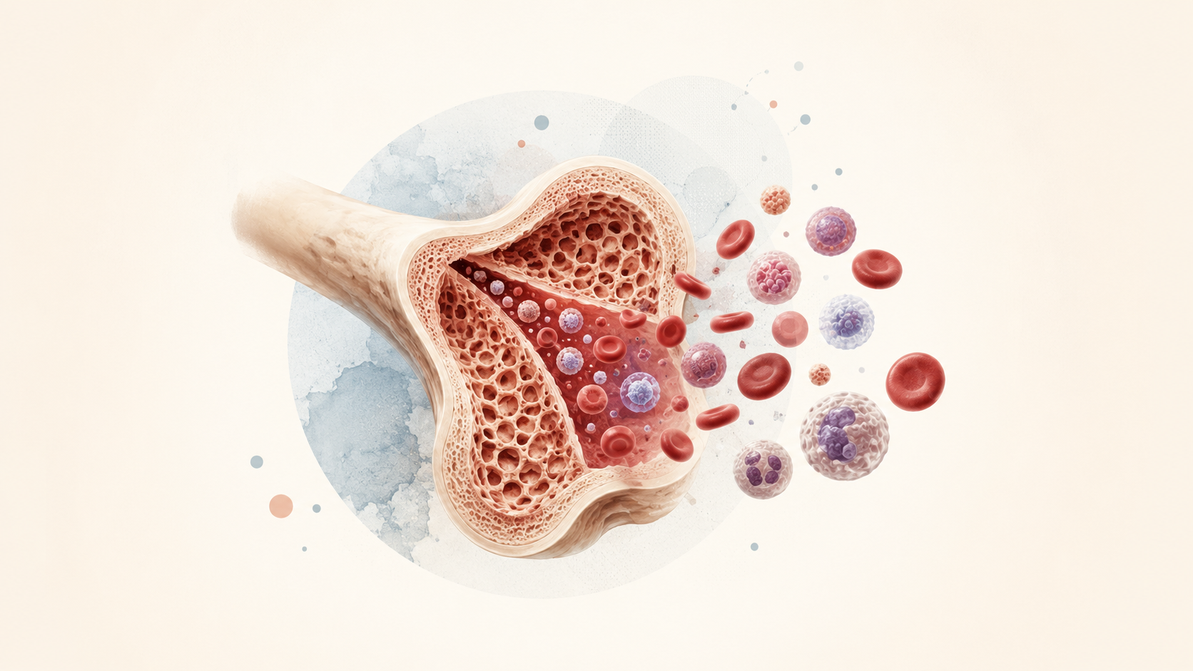 Medical illustration representing Leukaemia