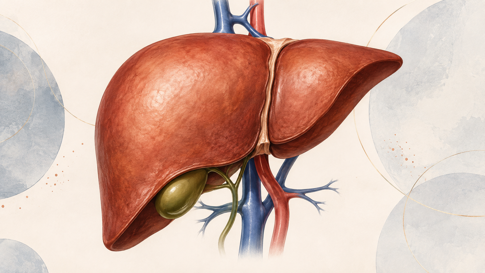 Medical illustration representing Liver Cancer
