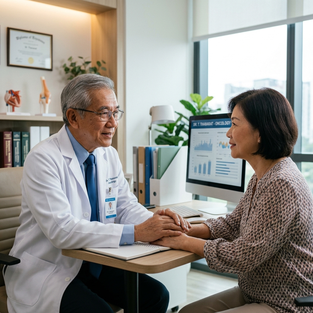 TLJCC oncologist consultation with patient